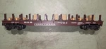 K-line Pennsylvania 121350 Flat Car W/stakes & Load. Fixed Price $25.00.