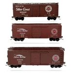 Mdc Roundhouse Sal Seaboard Air Line 40' Boxcar Silver Comet Meteor Lot W/kds. Fixed Price $24.99.