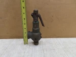 Vtg Unmarked Brass Safety Relief Pressure Valve Steam Engine Railroad Locomotive. Fixed Price $84.99.