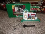New Bright Holiday Express Dillards Reindeer Musical Clock Tower Train Station. Fixed Price $125.00.