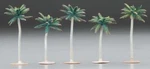 Woodland Scenics TR3597 N/ho Small Palm Tree 3"-3 3/4" (5) Train Scenery. Fixed Price $13.49.