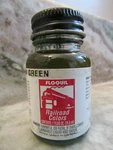 Floquil Railroad Colors Model Paint - 1OZ Ounce Southern Green. Fixed Price $22.50.