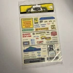 New Woodland Train Decal Sheet Assorted Business Signs DT552. Fixed Price $11.00.