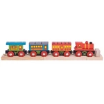 Bigjigs Wooden Passenger Train Engine Locomotive Carriage Railway. Fixed Price $29.62.
