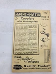 Kadee MKD-8 Ho Couplers With Draft Gear Delayed Magnetic Coupling Magne-matic. Fixed Price $9.95.