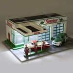 Menards Sinclair Gas Station Gauge 1950S Lighted With 4.5 Volt Power Supply. Fixed Price $89.79.