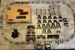 Vintage Allstate-sears-marx #9625 Electric Train Set, 1961. Fixed Price $82.00.