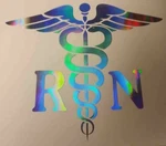 1042-RN Caduceus Symbol Medic Life Emt Laptop Car Truck Window Decal Sticker. Fixed Price $8.95.