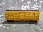 Bachmann Ho Union Pacific Osl 47736 Unloading Stock Car Train Yellow Roof Vg. Fixed Price $6.49.