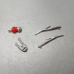 Diecast Parts 1:18 Welly 1956 Ford F100 Tow Truck Texaco Wiper Blade Fuel Filler. Fixed Price $12.99.