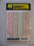 Woodland Scenics Ho DT501 Tuscan & Playbill 1/16" 3/32" 1/8" 3/16" Decal Sheet. Fixed Price $6.00.