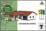 'n' Scale Service Station & Mini Mart Kit Model Power New Sealed 1596. Fixed Price $26.74.