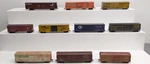 Assorted Ho Scale Custom Weathered Refrigerator & Box Cars 10 Ex. Fixed Price $59.99.