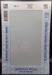 Microscale No. TF-1 Trim Film White Fs 37875 Decals. Fixed Price $12.00.