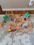 1992 Vintage Fisher Price Switch Track Train Set Gently Used. Fixed Price $28.00.