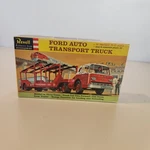 Revell 1960 Ford Auto Transport Truck All Parts Sealed Ho Scale Kit T-6021:129. Fixed Price $54.95.