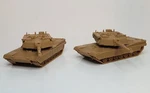 Pack Ho Scale M1A2 Abrams Tank Moveable Turret- 1:87 Model Army. Fixed Price $16.99.