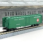 Micro-trains Scale 52020 Railway Express Agency 52FT Riveted Reefer Rex 7215. Fixed Price $18.99.
