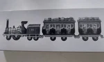 Dept 56 Heritage Village Collection "the Flying Scot" Train Set Of 4 #5573-5 Nib. Fixed Price $30.00.