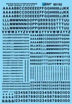 Microscale Decals Ho Gothic Letters & Numbers Black 90102. Fixed Price $7.49.