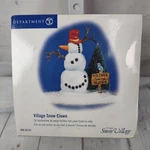 Dept 56 The Original Snow Village Clown #55161 Old Stock With Box. Fixed Price $20.00.