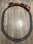 Eztech Scientific Toys North Pole Express Train Set Santa Box Car 15 Pc. Tracks. Fixed Price $35.00.