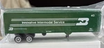 Con-cor Ho Scale 40' Piggyback Box Trailer Burlington Northern Intermodal. Fixed Price $16.00.