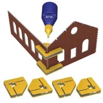 Bachmann Ho Magnetic Snap Set (glue Not Included) 4 Clamps +16 39009. Fixed Price $84.98.