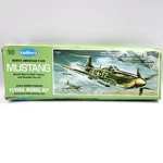 Guillows 905 P-51D Mustang Rubber Powered Balsa Flying Model Kit Made Usa. Fixed Price $12.99.