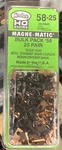 Kadee #58-25 Ho Metal Couplers Medium Scale-head (25 Pr Bulk Pack). Fixed Price $63.55.
