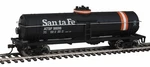 Ho Scale Tank Car Santa Fe #98016 Walthers Trainline #931-1444. Fixed Price $18.00.