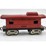 American Flyer Lines 1127 Tinplate Vintage Red Caboose Train Car. Fixed Price $16.99.