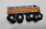 Maxim Lionel Heritage Wooden Train Engine Santa Fe Magnetic Couplers Preowned. Fixed Price $11.99.