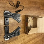 Lionel 022 Remote Controlled Switches, Left Right Hand With Box - Sold As Is. Fixed Price $22.00.
