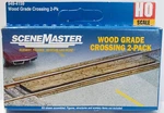 Scenemaster Walthers Ho #949-4159 Wood Grade Crossing -- Laser-cut Kit Pkg(. Fixed Price $7.18.