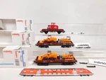 3X Rklin H0 Ac Flat Cars Db 4474 44241 Road Roller Mint Box #DV348-1. Fixed Price $92.54.