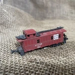Vintage Minitrix Scale 3272 Santa Fe Caboose Red. Fixed Price $12.99.