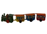 Vintage Wind-up Comic Zig-zag Express Tin Train By Russ. Works. Fixed Price $11.99.