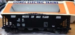 Lionel 6-16421 Western Maryland Hopper Car W/load Used W/box Scale Lqqk. Fixed Price $30.00.