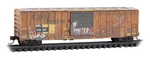 Montana Link Ex-railbox 50' Ribside Boxcar Micro-trains #025 44 438 Scale. Fixed Price $39.25.