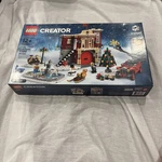 Lego 10263 Winter Village Fire Station New Sealed Retired Christmas Set. Fixed Price $198.00.
