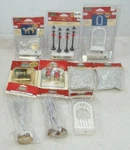 Lemax Village-lighted Deer / Arbor, Gas Street Lamps, Sleds, Bench, Stones,. Fixed Price $55.30.