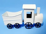 Target Bullseye Small White Metal Train Perfect For Christmas Other Occasions. Fixed Price $11.99.