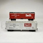 Athearn Ho 2X Swift Srlx #15597 #4226 Refrigerator Boxcars. Fixed Price $15.38.