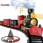 Christmas Train Sets For Under The Tree, Electric Toy With Steam, Light &. Fixed Price $67.86.