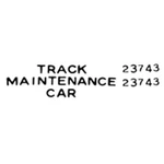 American Flyer 23743 Track Maintenance Car Water Slide Decal Gauge Parts. Fixed Price $15.99.