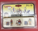 Woodland Scenics Ho Scale A1832 Mom & Kids New In Package. Fixed Price $14.99.