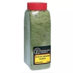 New Woodland Train Scenery Static Grass Flock Medium Green 32 Oz FL635. Fixed Price $19.99.