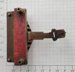 American Flyer 4637-10 Standard Gauge Cowcatcher W/ Flag Stanchions & Coupler. Fixed Price $50.00.