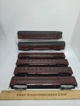 6 Athearn Ho Scale Streamline Pennsylvania Prr Passenger Car Train Set W/ Kadee. Fixed Price $99.95.